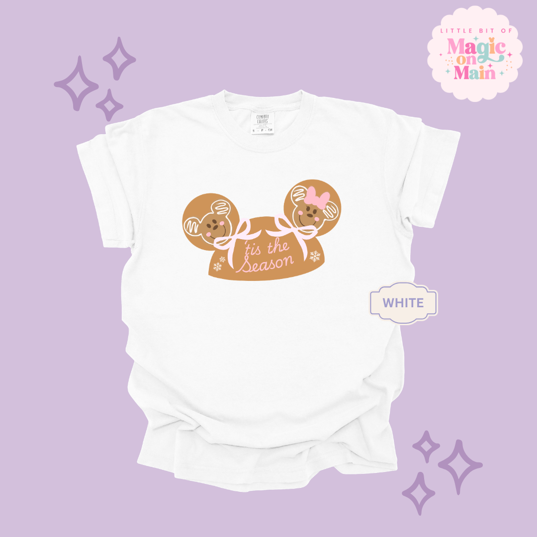 PRINTED GINGERBREAD HOLIDAY HAT - EXCLUSIVE TO MoM - ADULT T-SHIRT
