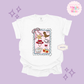 PRINTED GIRLIE POP STAMP - ADULT T-SHIRT 10002