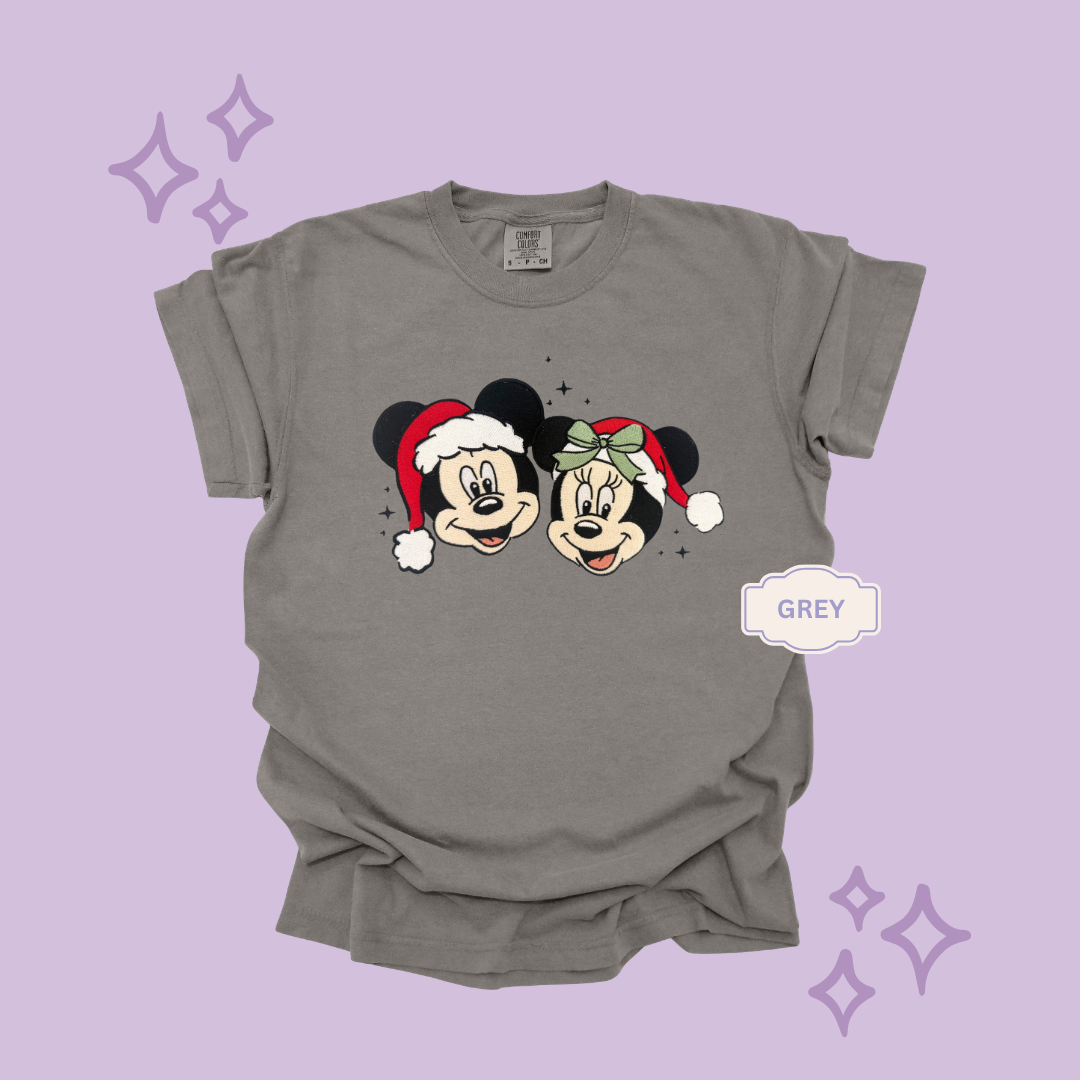 EMBROIDERED MERRY MCKY MNIE - EXCLUSIVE TO MoM- ADULT T-SHIRT