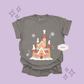 PRINTED GINGERBREAD CASTLE - EXCLUSIVE TO MoM - ADULT T-SHIRT