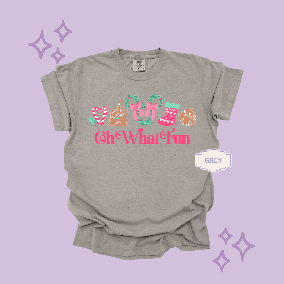 PRINTED OH WHAT FUN - EXCLUSIVE TO MoM - ADULT T-SHIRT