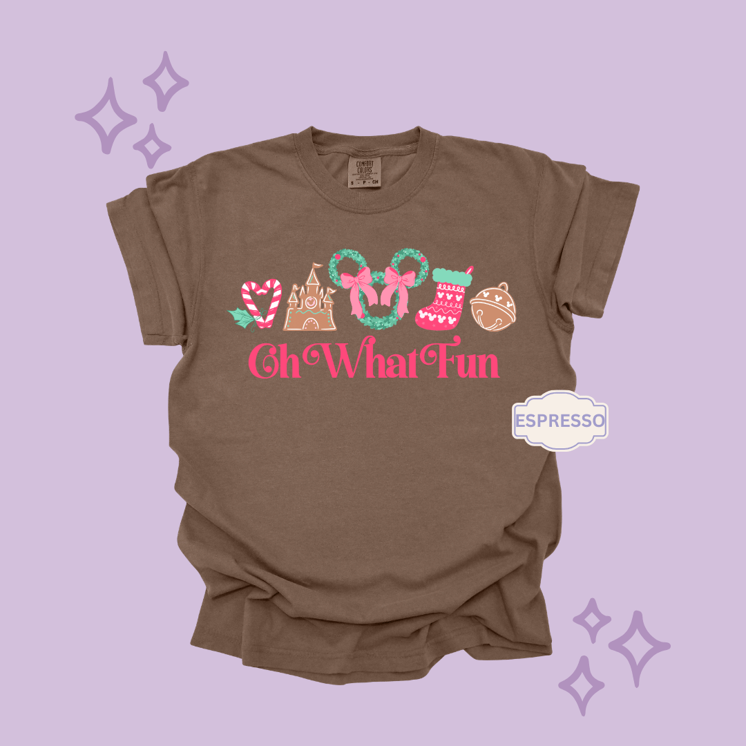 PRINTED OH WHAT FUN - EXCLUSIVE TO MoM - ADULT T-SHIRT