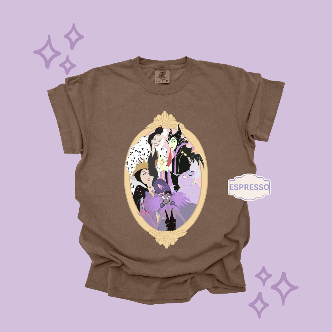 PRINTED VILLAINS - EXCLUSIVE TO MoM - ADULT T-SHIRT