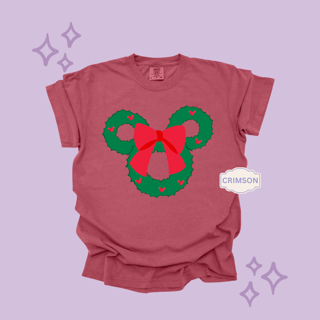 PRINTED MCKY WREATH - EXCLUSIVE TO MoM - ADULT T-SHIRT