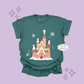 PRINTED GINGERBREAD CASTLE - EXCLUSIVE TO MoM - ADULT T-SHIRT