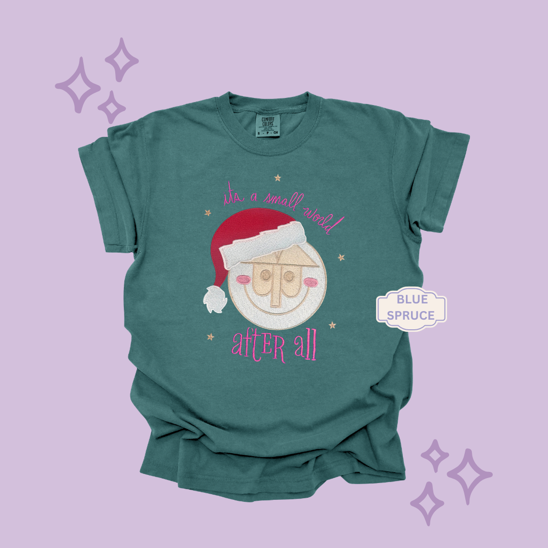 EMBROIDERED SML WORLD - EXCLUSIVE TO MoM- ADULT T-SHIRT