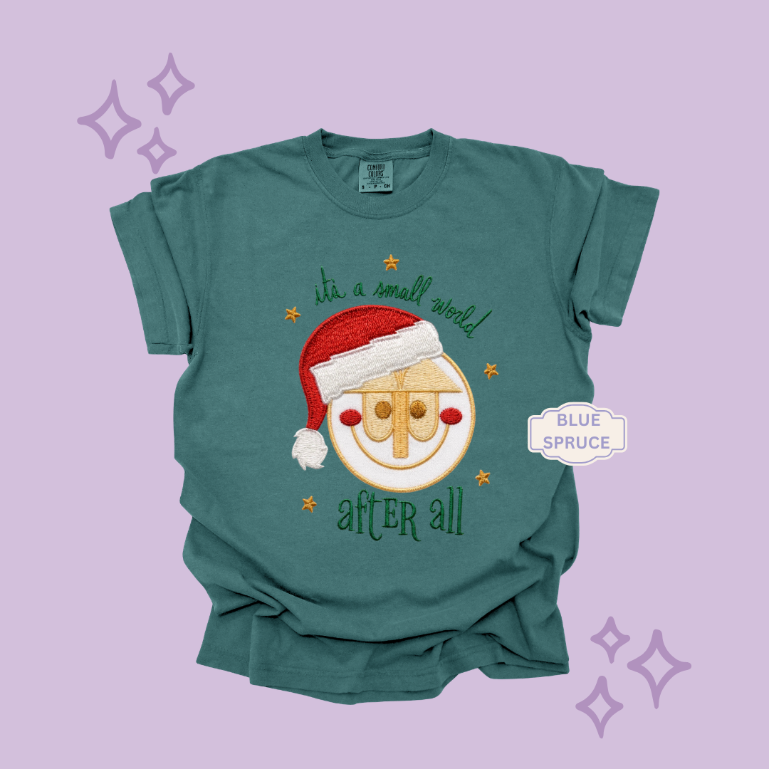 EMBROIDERED SML WORLD - EXCLUSIVE TO MoM- ADULT T-SHIRT