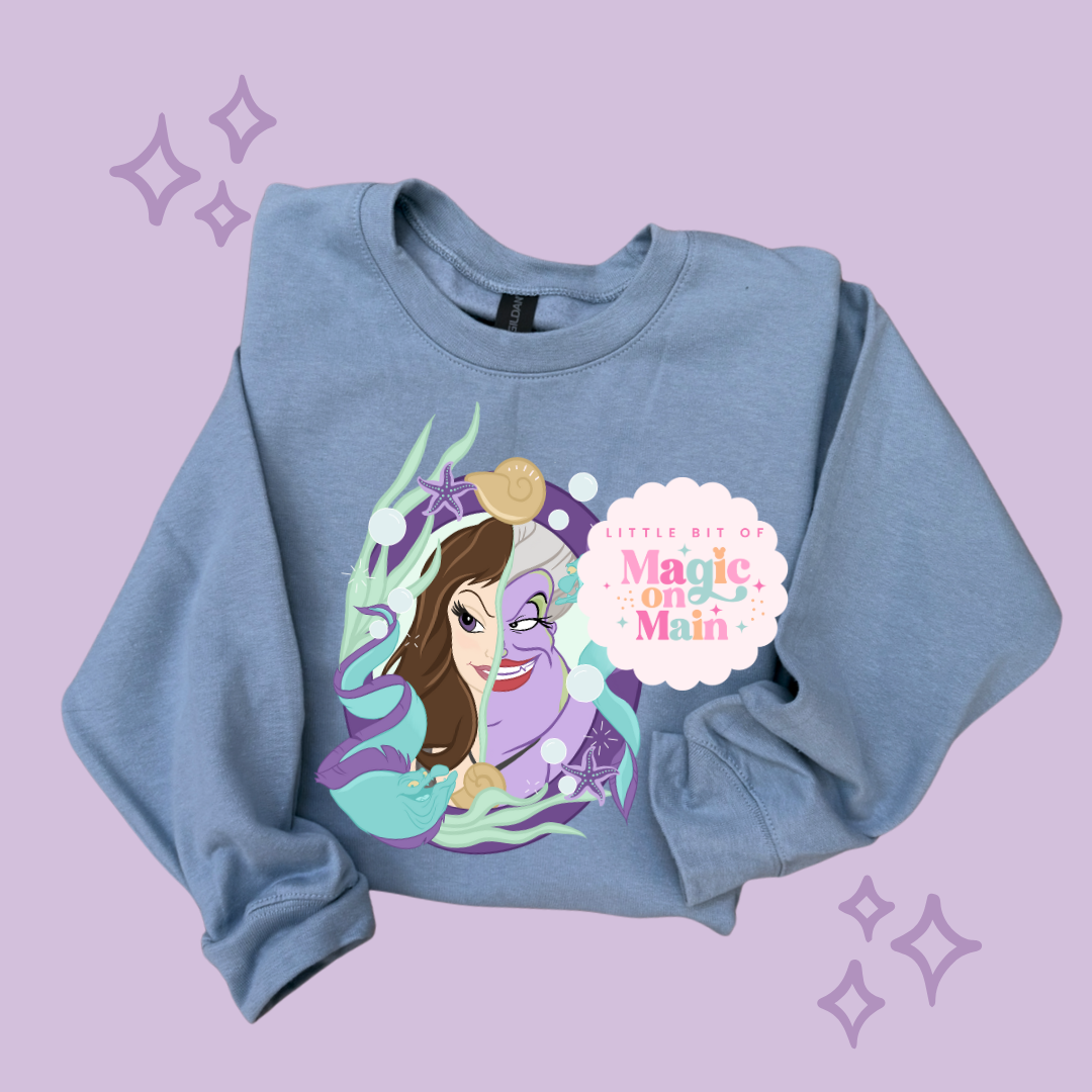 PRINTED VANESSA SEA WITCH - EXCLUSIVE TO MoM - ADULT SWEATSHIRT