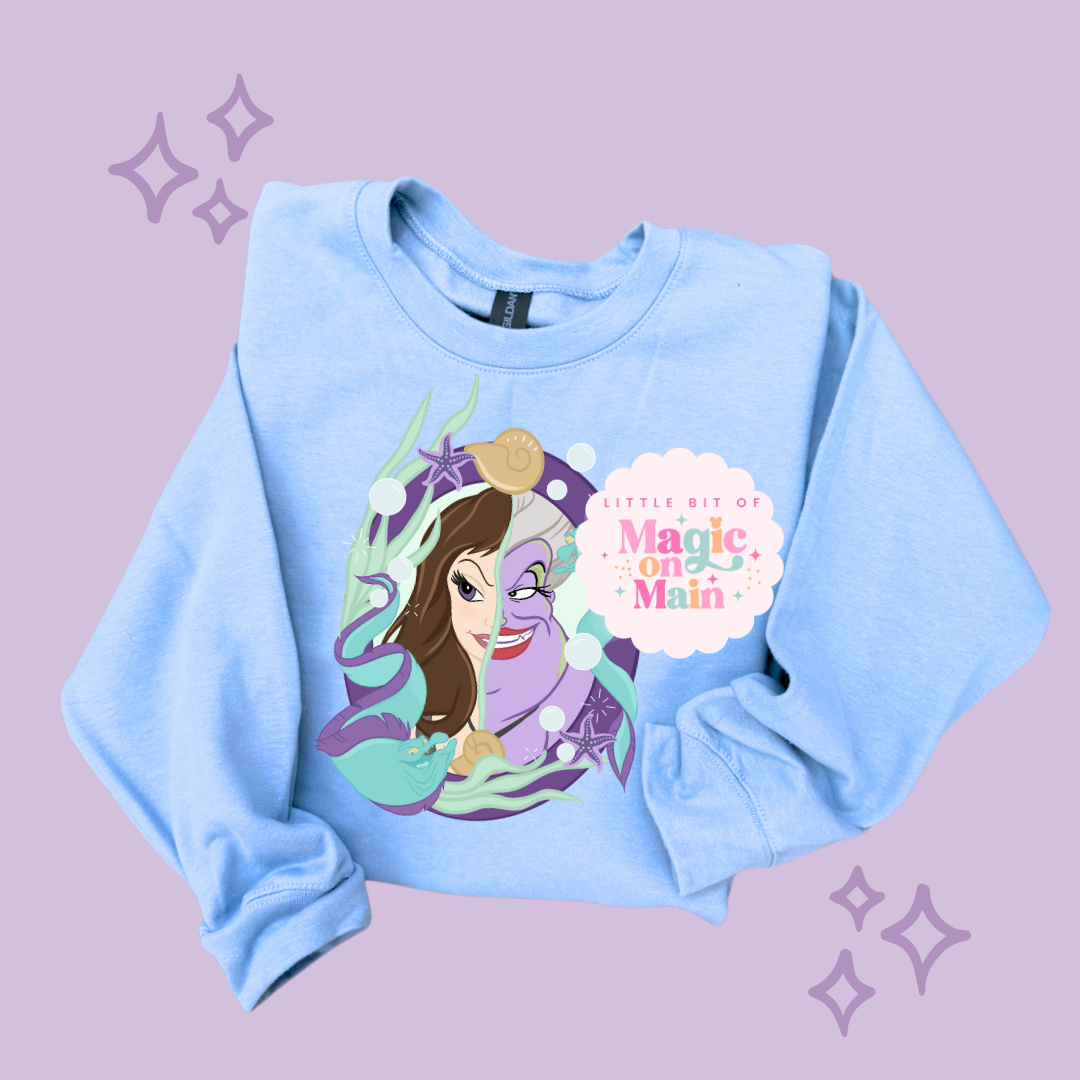 PRINTED VANESSA SEA WITCH - EXCLUSIVE TO MoM - ADULT SWEATSHIRT