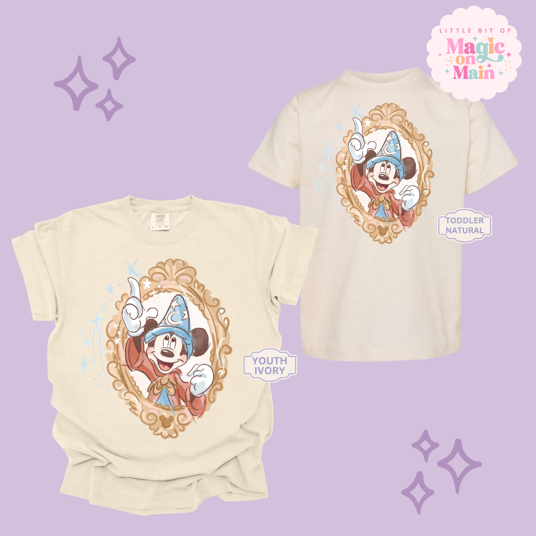 PRINTED SORCERER MICKEY - YOUTH/TODDLER