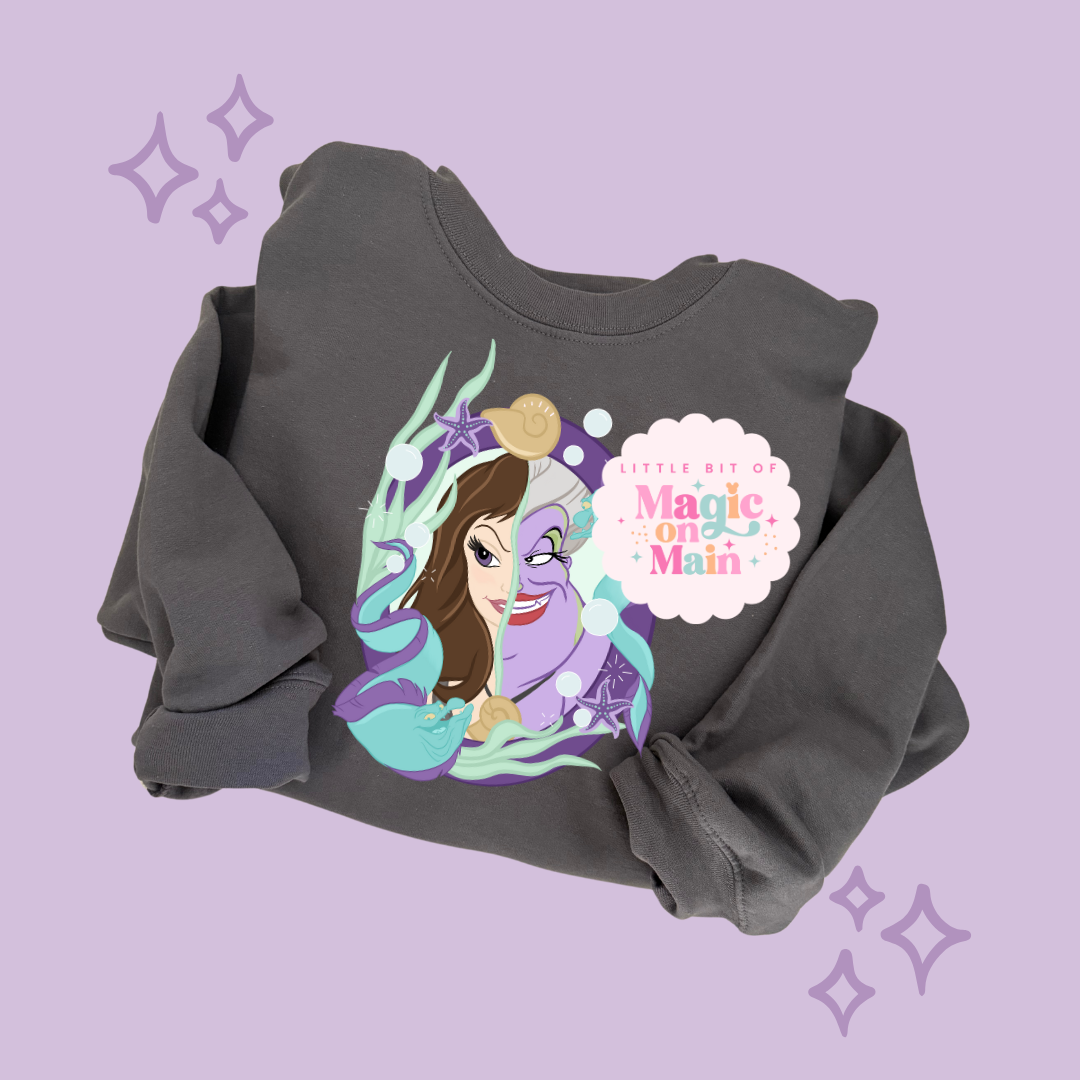 PRINTED VANESSA SEA WITCH - EXCLUSIVE TO MoM - ADULT SWEATSHIRT