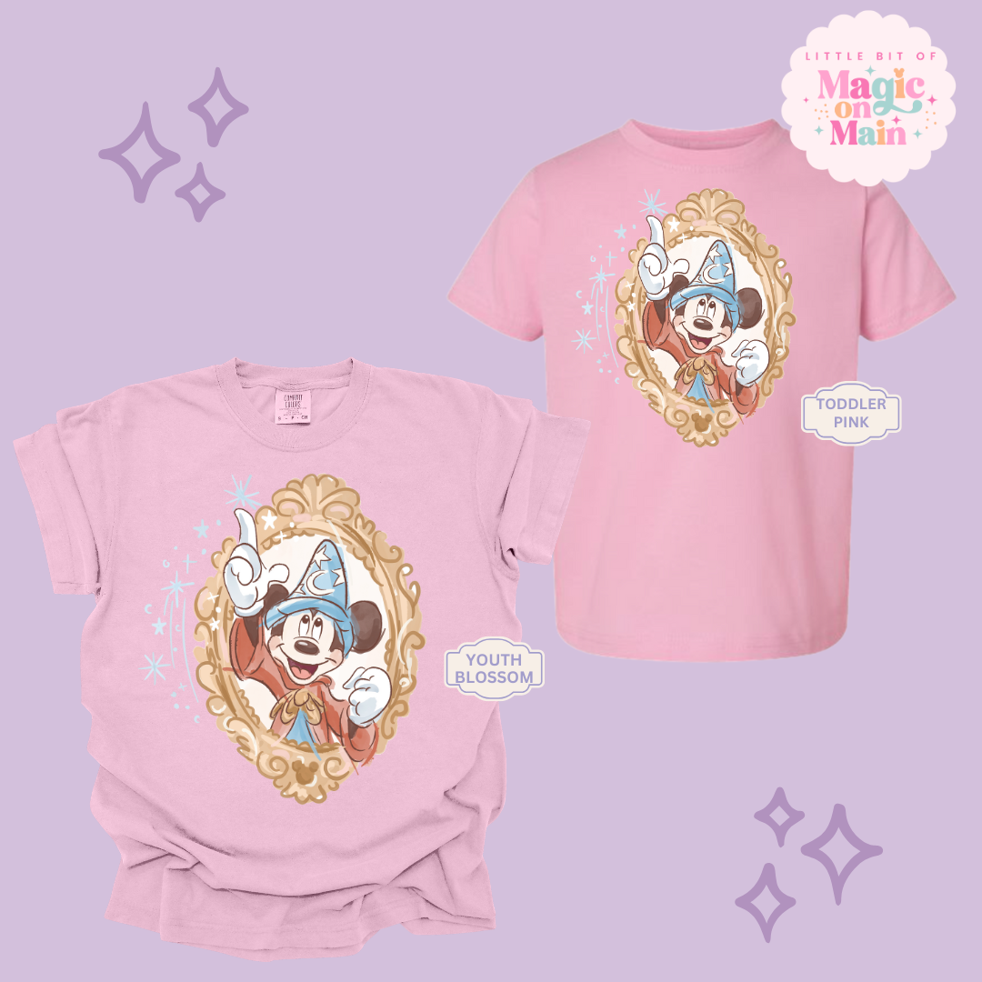 PRINTED SORCERER MICKEY - YOUTH/TODDLER