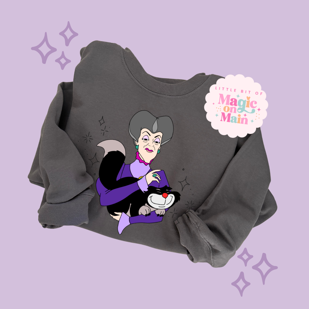 PRINTED TREMAINE WITH SPARKLE - ADULT SWEATSHIRT