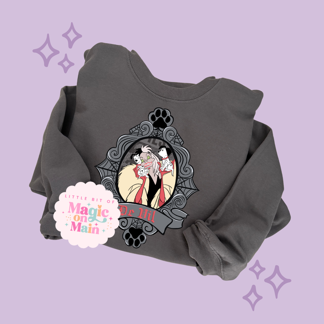 PRINTED DE VIL- EXCLUSIVE TO MoM - ADULT SWEATSHIRT