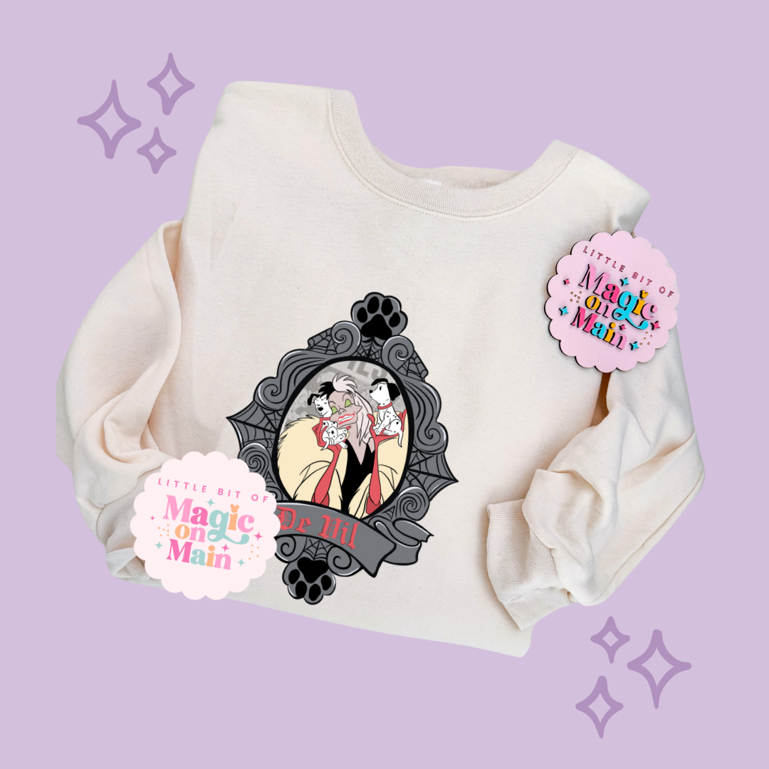 PRINTED DE VIL- EXCLUSIVE TO MoM - ADULT SWEATSHIRT