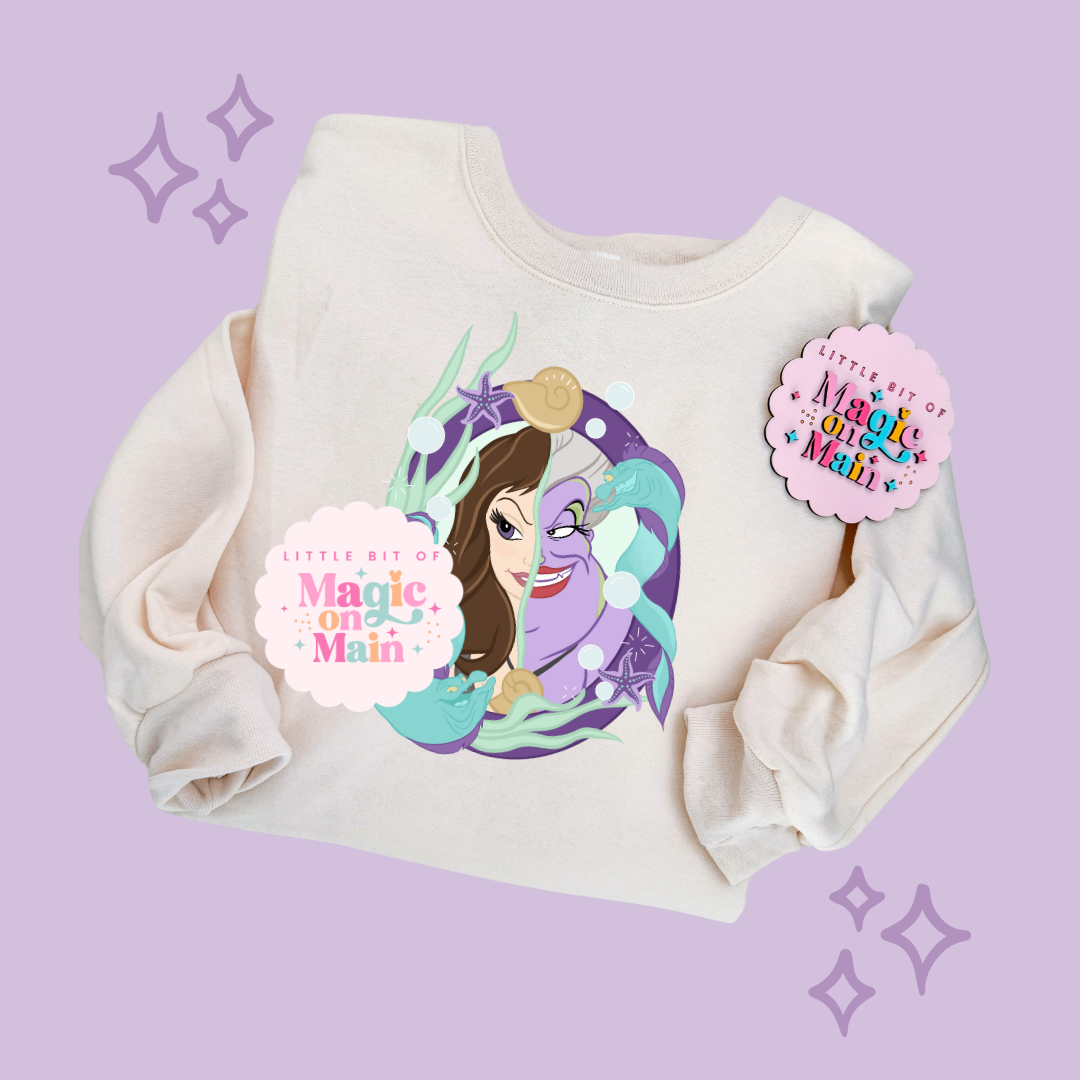 PRINTED VANESSA SEA WITCH - EXCLUSIVE TO MoM - ADULT SWEATSHIRT