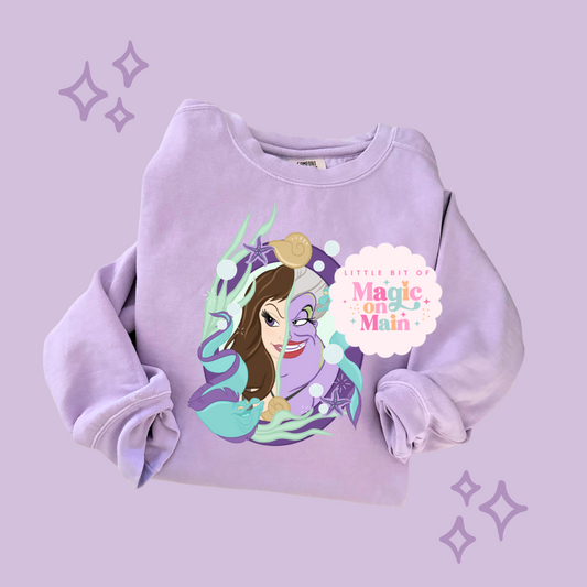 PRINTED VANESSA SEA WITCH - EXCLUSIVE TO MoM - ADULT SWEATSHIRT
