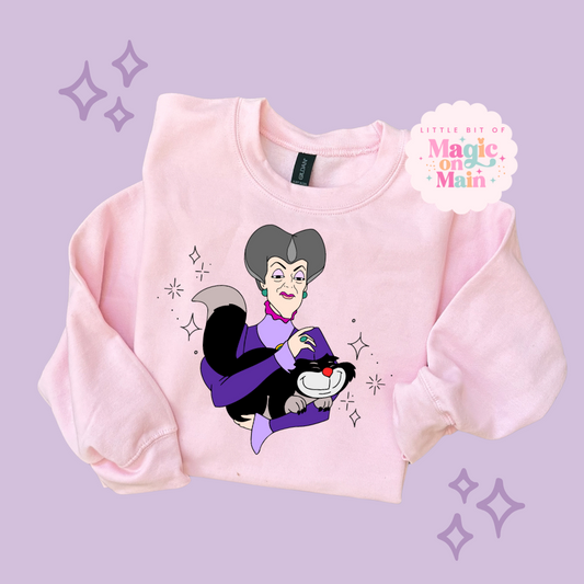 PRINTED TREMAINE WITH SPARKLE - ADULT SWEATSHIRT