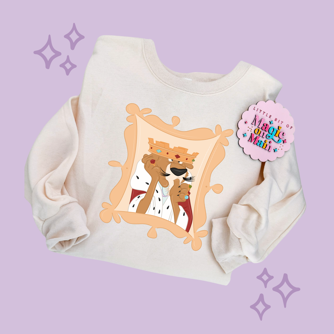 PRINTED PRINCE JOHN - ADULT SWEATSHIRT
