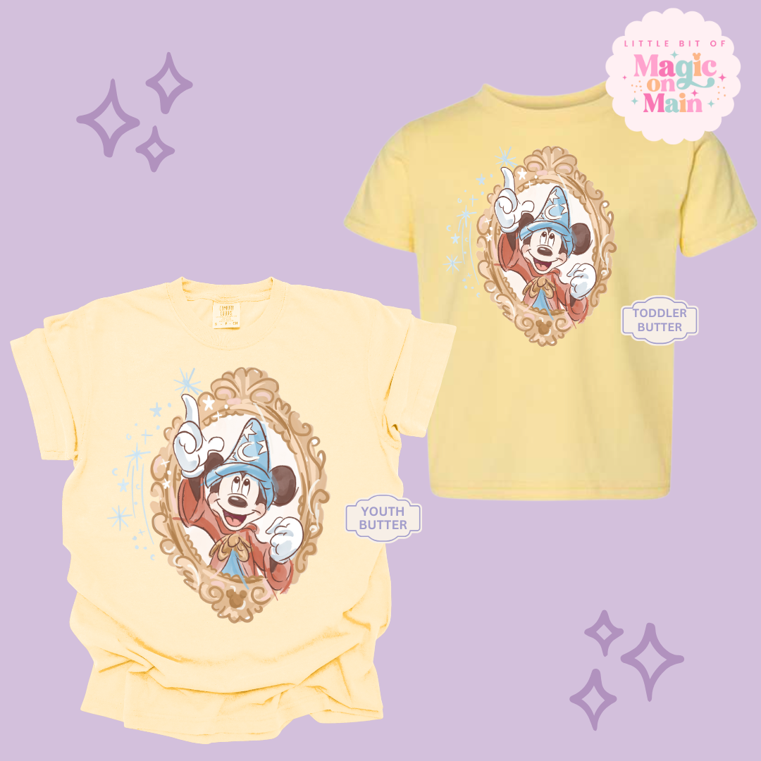 PRINTED SORCERER MICKEY - YOUTH/TODDLER