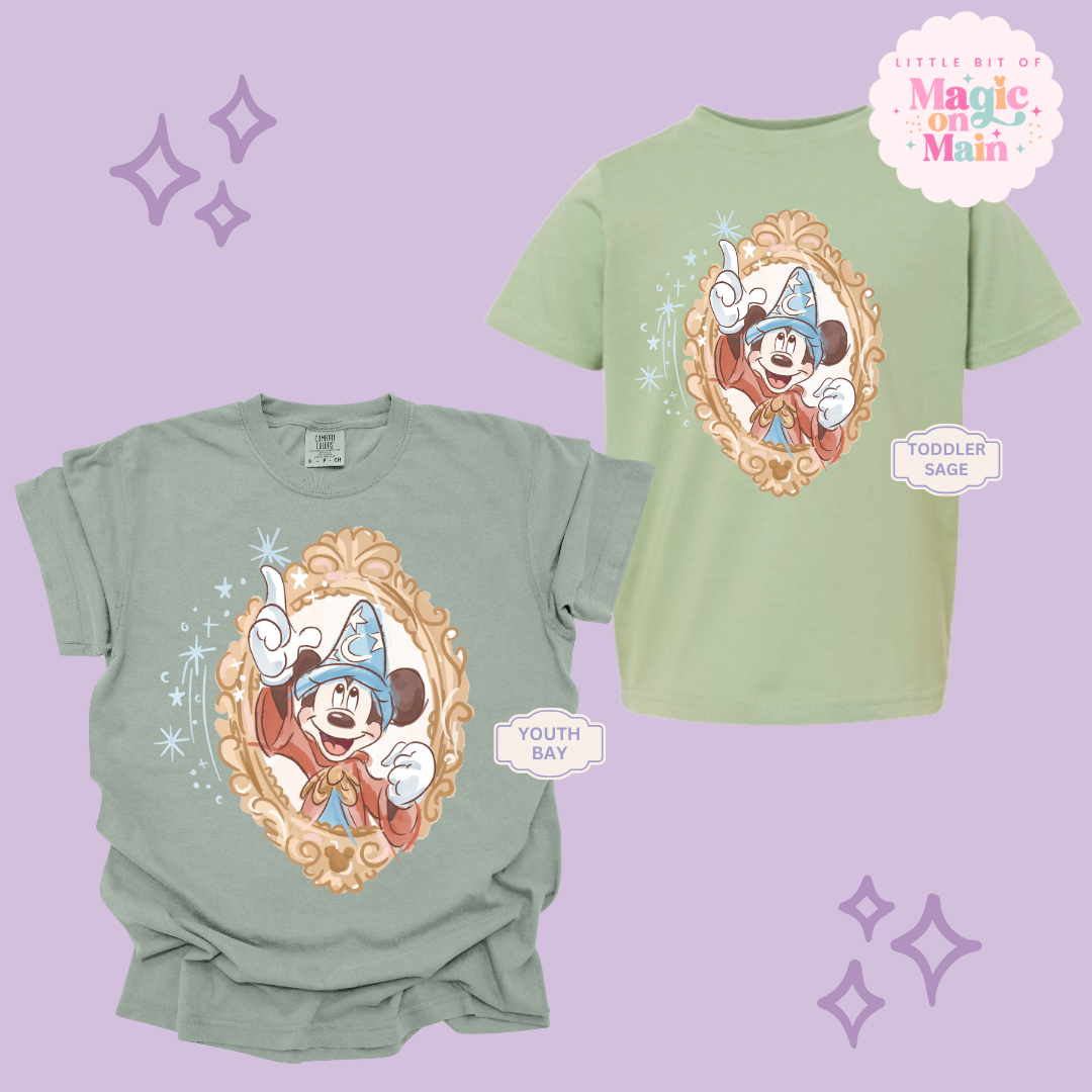 PRINTED SORCERER MICKEY - YOUTH/TODDLER