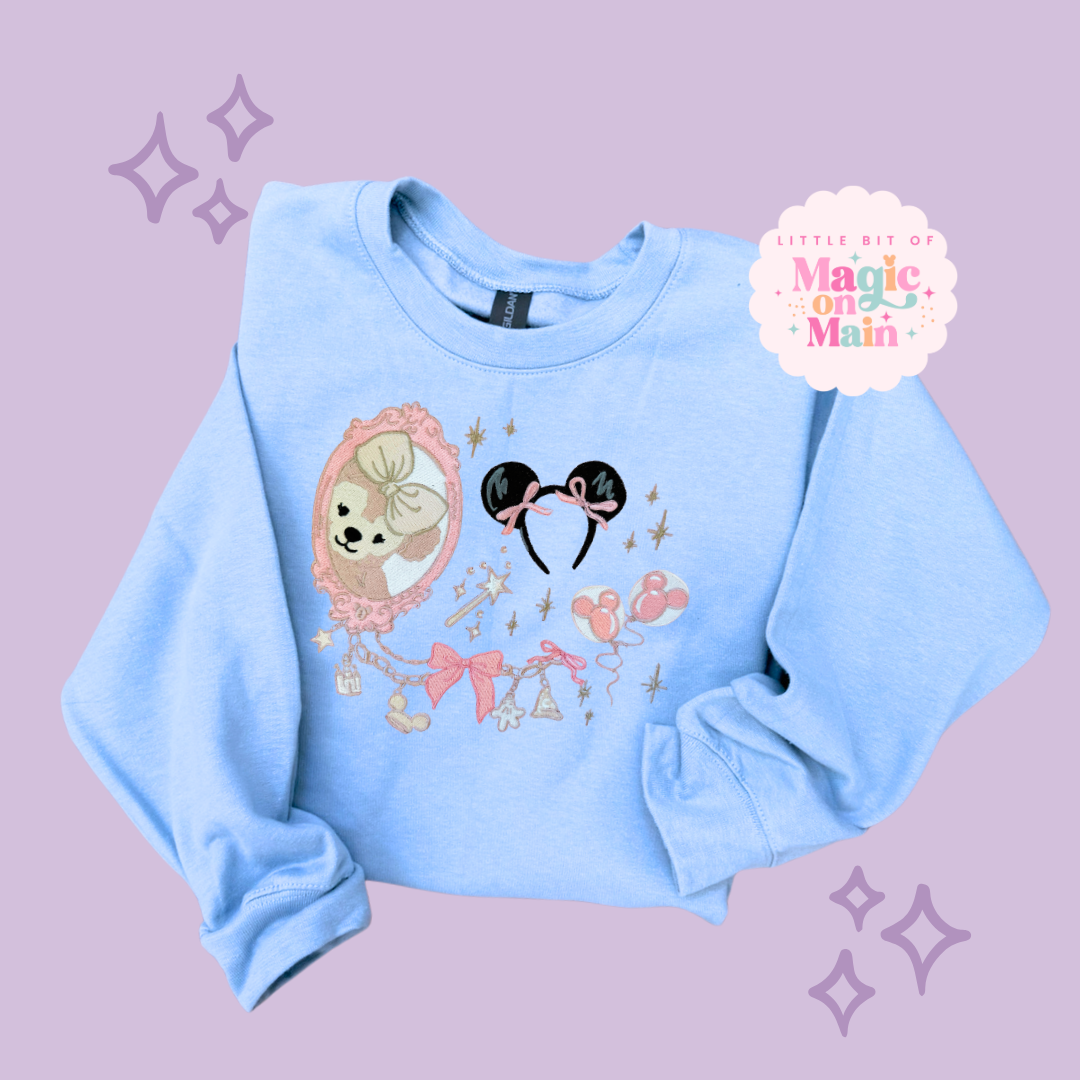 EMBROIDERED PARK GIRLIE - ADULT SWEATSHIRT