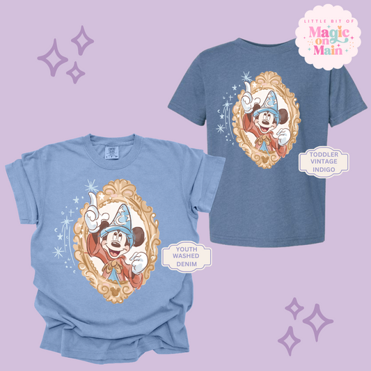 PRINTED SORCERER MICKEY - YOUTH/TODDLER
