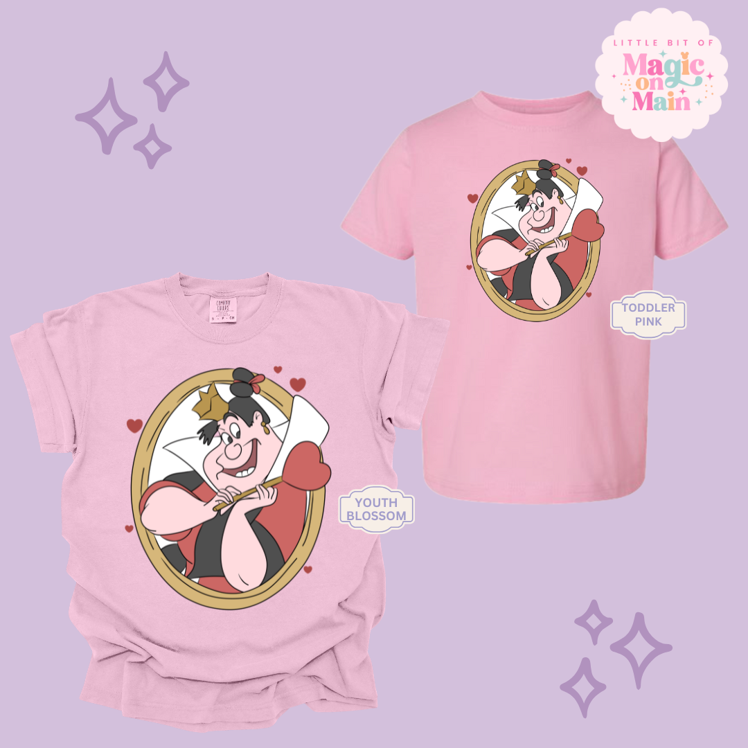 PRINTED QUEEN OF HEARTS  - EXCLUSIVE TO MoM - YOUTH/TODDLER