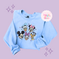 EMBROIDERED MICKEY AND FRIENDS - ADULT SWEATSHIRT