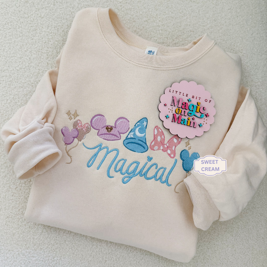 EMBROIDERED MAGICAL - ADULT SWEATSHIRT