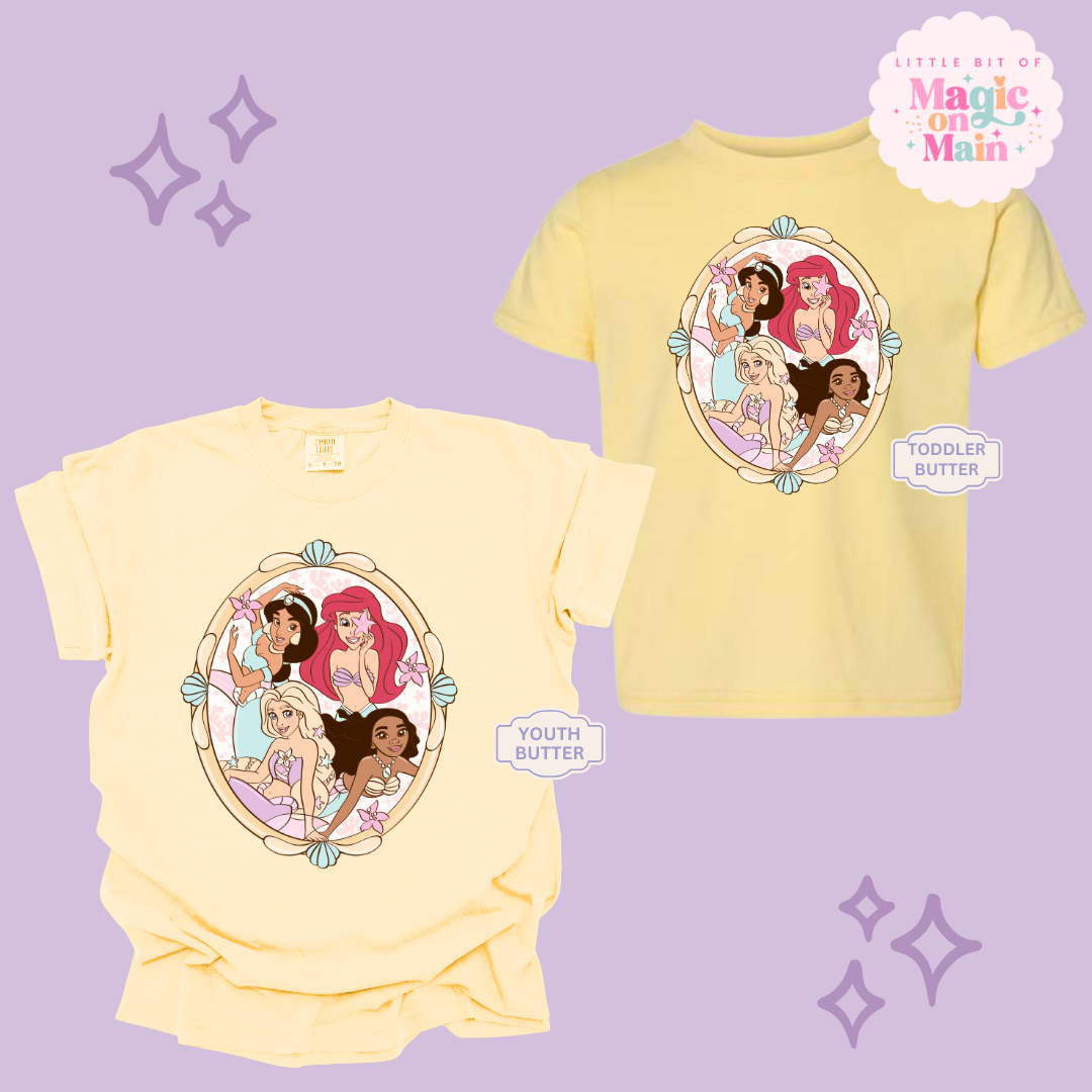 PRINTED MERMAID PRINCESSES - YOUTH/TODDLER