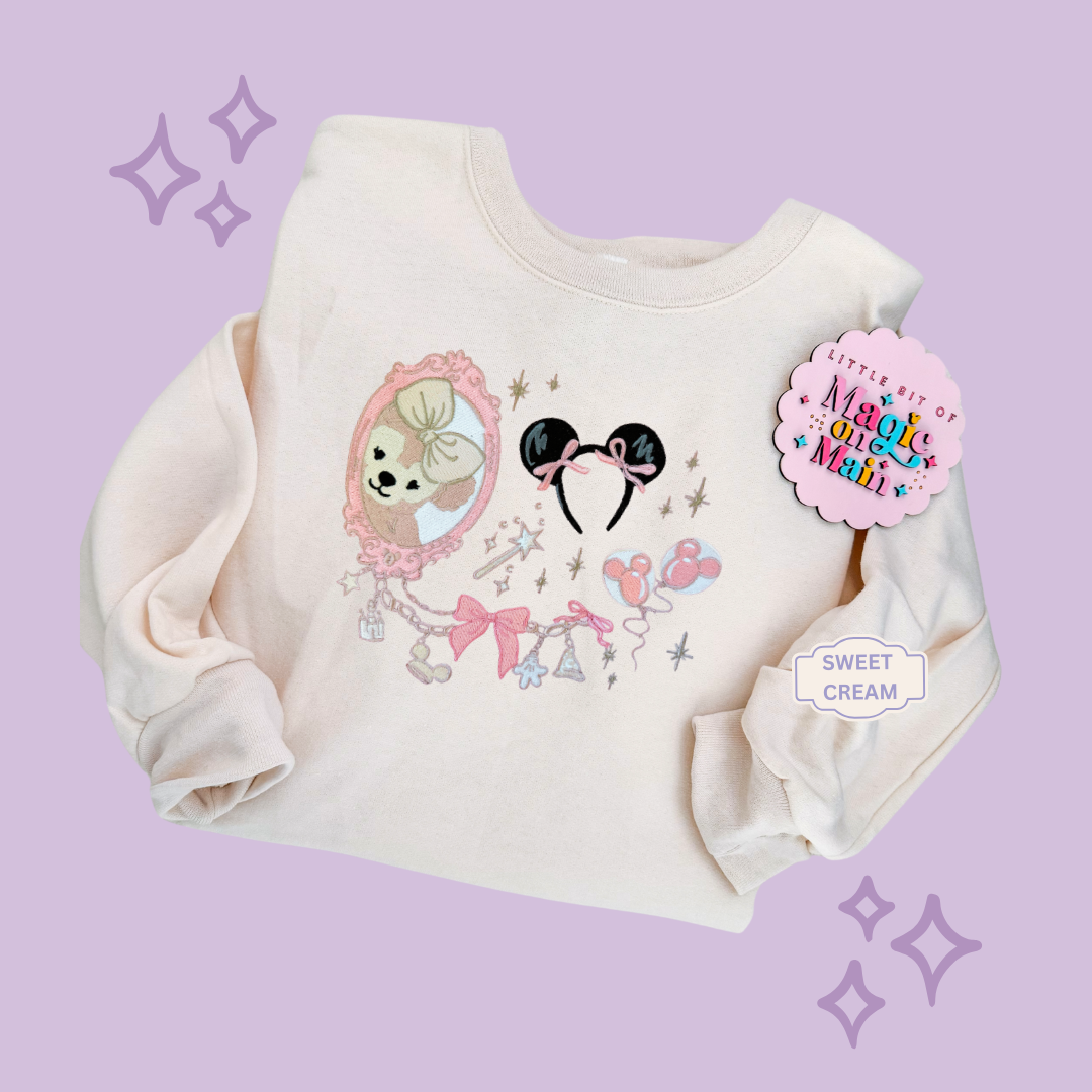 EMBROIDERED PARK GIRLIE - ADULT SWEATSHIRT