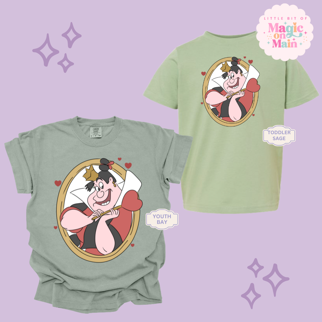 PRINTED QUEEN OF HEARTS  - EXCLUSIVE TO MoM - YOUTH/TODDLER