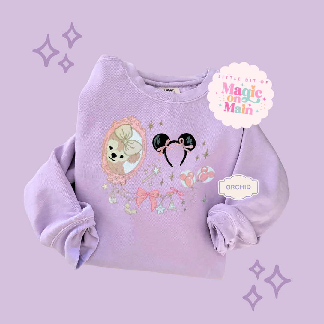 EMBROIDERED PARK GIRLIE - ADULT SWEATSHIRT