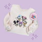 EMBROIDERED MICKEY AND FRIENDS - ADULT SWEATSHIRT