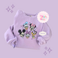 EMBROIDERED MICKEY AND FRIENDS - ADULT SWEATSHIRT