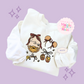 EMBROIDERED WINNIE THE POOH COQUETTE - ADULT SWEATSHIRT