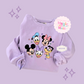 PRINTED MICKEY AND FRIENDS - ADULT SWEATSHIRT