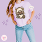 PRINTED RUSTY TRUCK COQUETTE  - WOMENS BOXY T-SHIRT