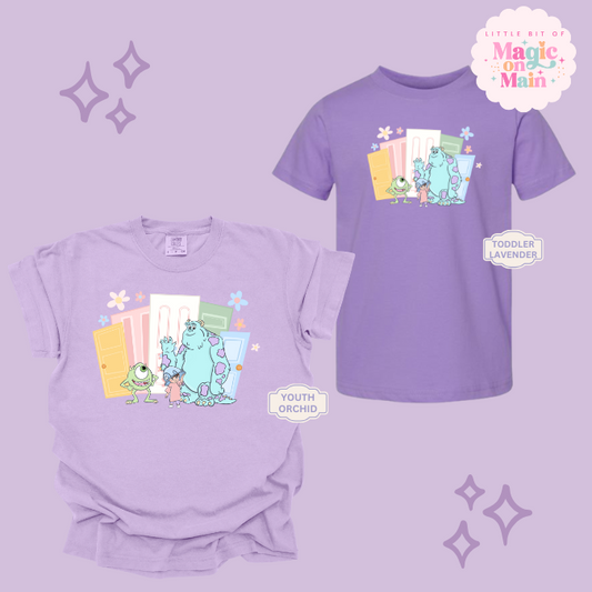 PRINTED MONSTER WITH FLOWERS - EXCLUSIVE TO MoM - YOUTH/TODDLER