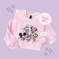 EMBROIDERED MICKEY AND FRIENDS - ADULT SWEATSHIRT