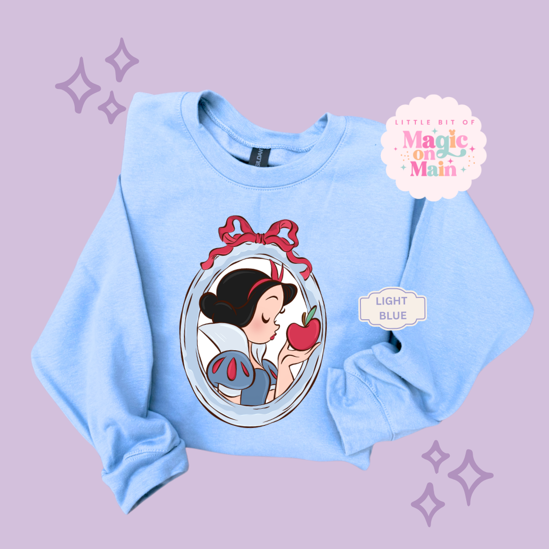 PRINTED NEW SNOW WHITE - ADULT SWEATSHIRT