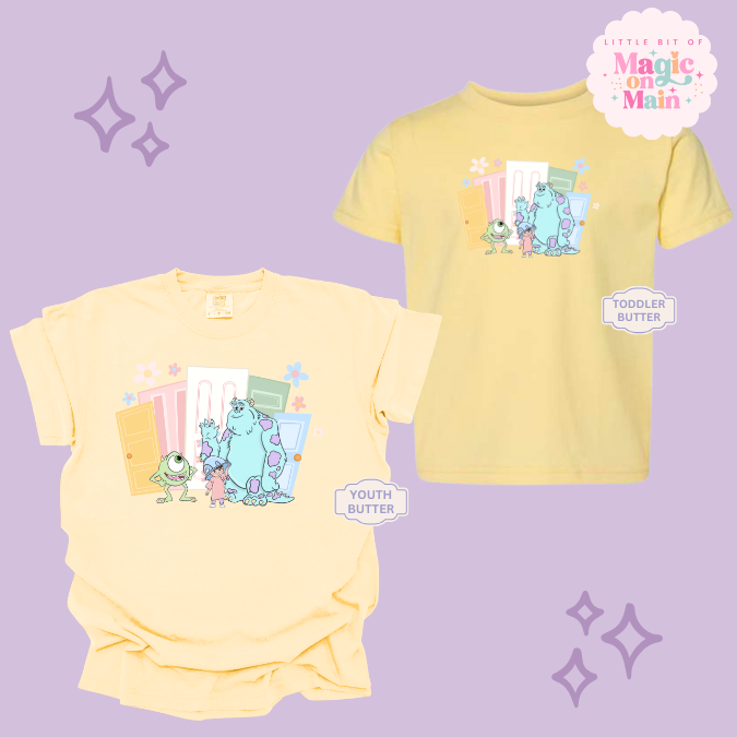 PRINTED MONSTER WITH FLOWERS - EXCLUSIVE TO MoM - YOUTH/TODDLER
