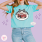 PRINTED RED CAR COQUETTE - WOMENS BOXY T-SHIRT