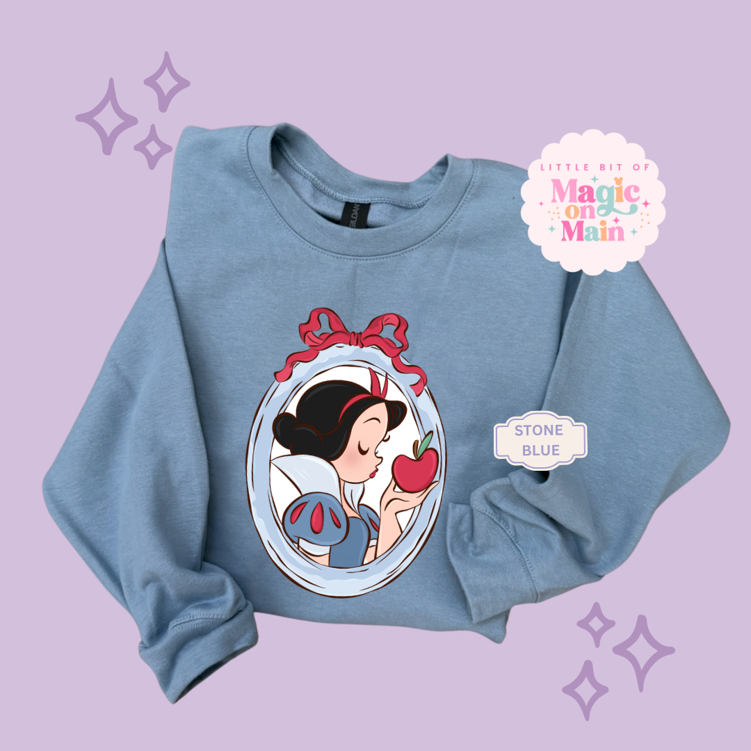 PRINTED NEW SNOW WHITE - ADULT SWEATSHIRT
