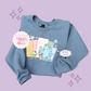 PRINTED MONSTER WITH FLOWERS - EXCLUSIVE TO MoM  - ADULT SWEATSHIRT