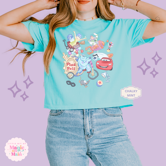 PRINTED PIX FRIENDS - WOMENS BOXY T-SHIRT