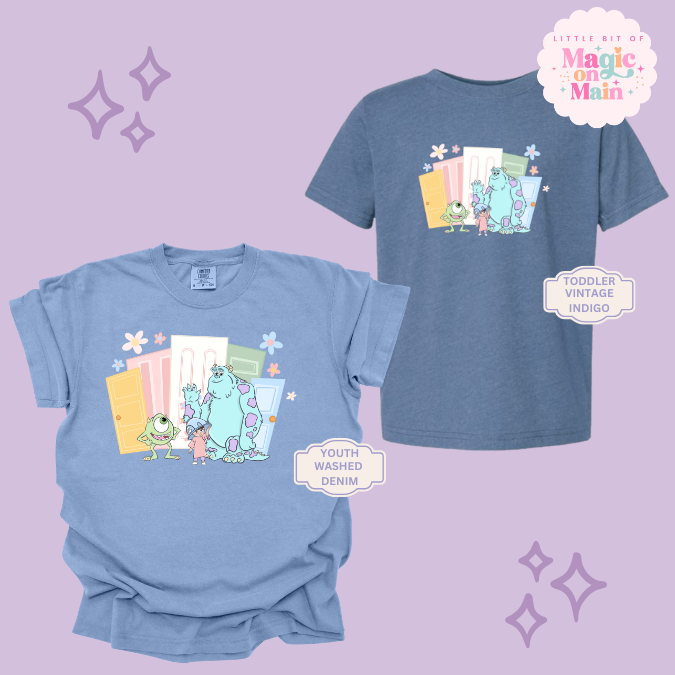 PRINTED MONSTER WITH FLOWERS - EXCLUSIVE TO MoM - YOUTH/TODDLER