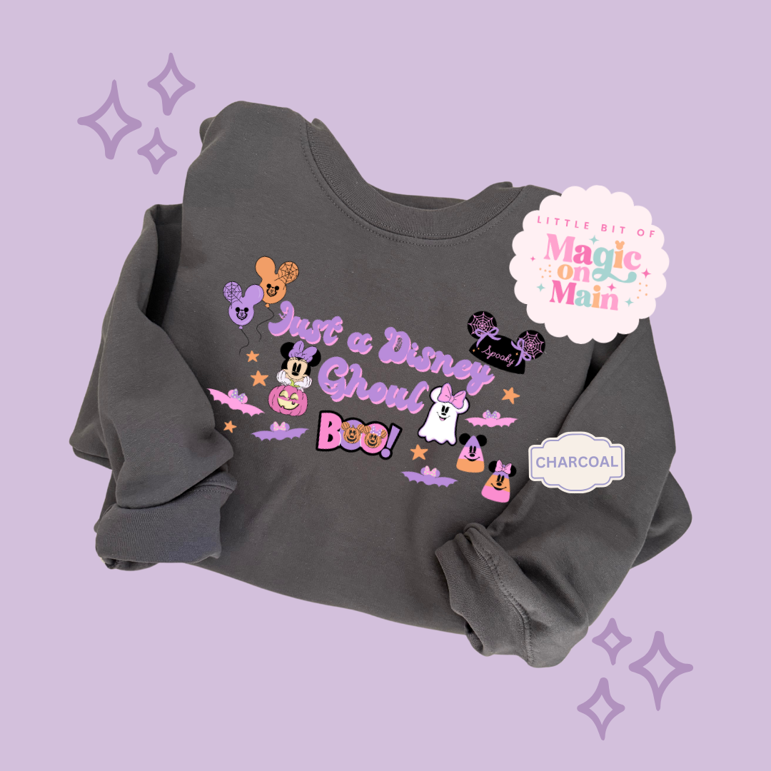 PRINTED JUST A GHOUL - EXCLUSIVE TO MOM - ADULT SWEATSHIRT