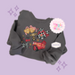 PRINTED RED CAR ELEMENTS COQUETTE - ADULT SWEATSHIRT